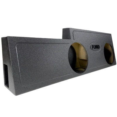 Caja de subwoofer con puerto doble Super Duty de 12" para Ford F250/350/450 99-16 Foto 1 de 4