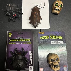 Spirit Halloween Prototype Hidden Screamers Skull, Spider & Roach - Tekky 2012 - Picture 1 of 4