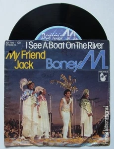 7" Vinyl Single : BONEY M. 'I see a boat on the river' + 'My friend Jack' - 1980 - Imagen 1 de 1