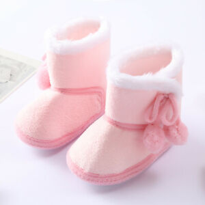 Baby Girl Boy Snow Boots Winter Booties Infant Toddler Newborn Crib Shoes
