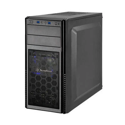 Silverstone SST-PS11B-W (Mesh front panel, steel body) ATX/MATX Black Case - Image 1 of 4