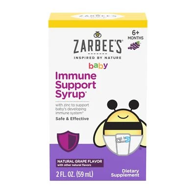 Apoyo inmunológico para bebés Zarbee's con vitamina de zinc, bebé y niño pequeño 6 meses+, Foto 1 de 4