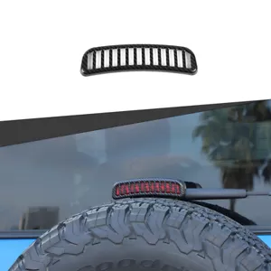 Tercera cubierta de lámpara de luz de freno alta para Ford Bronco 2021-23 fibra de carbono - Imagen 1 de 9