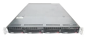 Châssis Supermicro CSE-815 1U 500W bloc d'alimentation rouge - 80Plus platine - 2x PWS-504P-1R - Photo 1/6