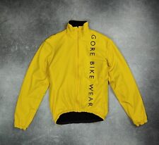 Gore Bike Wear Windstopper Cycling Jacket Small Yellow