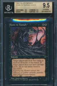 Fallen Empires Hymn to Tourach Hoover BGS 9.5 Graded Magic MTG (5753) - Picture 1 of 3