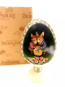 Figura Diorama JIM SHORE Exhibición de Afecto Huevo de Pascua con Conejitos 4007544 - Imagen 1 de 9