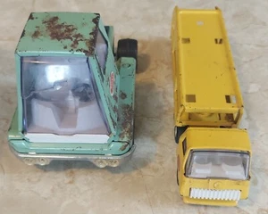 Vintage Tonka Toys Metall LKW Semi Cab, Autotransporter Set alles original - Bild 1 von 8