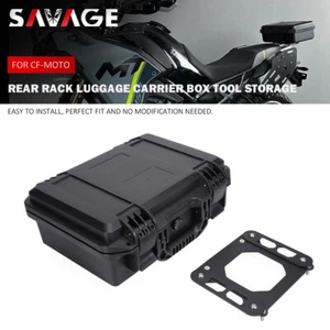 Rear Rack Luggage Tool Storage w/ Mounting Bracket for CFMOTO 450MT 2024 450 MT - Picture 1 of 15