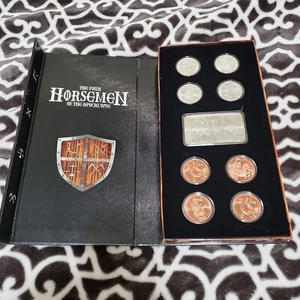 ¡Juego completo Four Horsemen of the Apocalypse cobre/plata! Provident Metal COMO NUEVO - Imagen 1 de 6