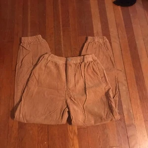 Forever 21 Thick Cord Brown Corduroy Pants Size S Baggy - Picture 1 of 3