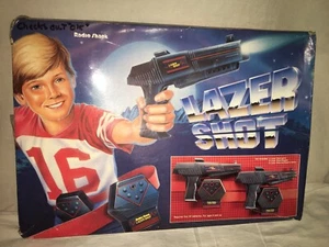 Vtg 80s Radio Shack Lazer Shot Vintage Laser Gun Target Set Laser 60-2302 - Picture 1 of 11