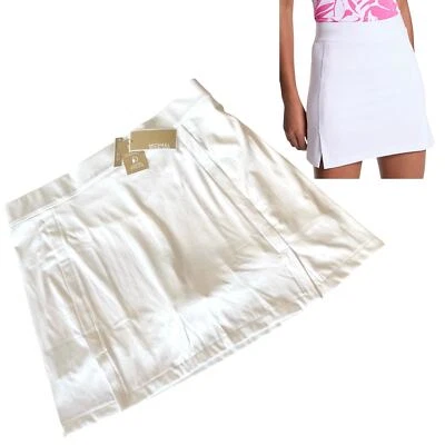 Michael Kors Golf Stretch Knit MINI SKORT Women's XL White Skirt with Shorts - Image 1 of 4