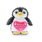 Dollibu Happy Mother's Day Stuffed Animal, Mom Heart Message Teddy - Penguin