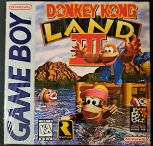 Donkey Kong Land 3 III Gameboy NEW FACTORY SEALED H-Seam Hang Tag Rareware 1997 - Picture 1 of 6