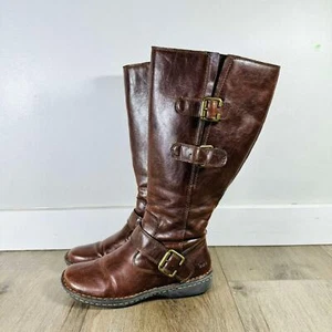b.ø.c. Botas para mujer Cleo de cuero marrón - talla 6,5 - Imagen 1 de 9