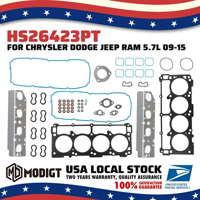 Juego de juntas de culata para Dodge Charger 2009-2016 Ram 1500 2500 2011-2016 5,7 L Foto 1 de 4
