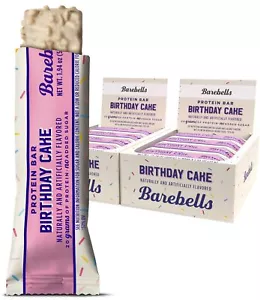 Barebells Protein Bars Birthday Cake - 12 Count Pack of 2 - Protein Snacks wi... - Picture 1 of 5