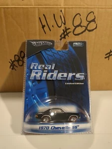 2005 Hot Wheels Real Riders 1970 Chevy Chevelle SS Limited Edition 1:64 Diecast - Picture 1 of 6