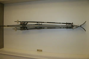 Rossignol Equipe 3G Ski Abfahrtsski Alpinski mit Stöckern und Bändern 195 cm - Bild 1 von 5