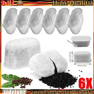 6Stk Aktivkohlefilter Wasserfilter für Beem Cuisinart Kaffeemaschinen Filte -DE- - Bild 1 von 4
