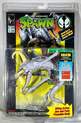 Figura de acción VIOLATOR 7 pulgadas — Spawn de colección + cómic sin abrir McFarlane Toys Foto 1 de 4