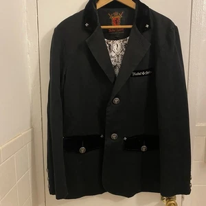 Rebel Spirit - A Royal Way of Life | Schwarze Designer Anzugjacke Gr. Large GQ - Bild 1 von 13