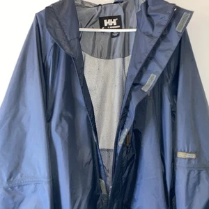 Helly Hansen Tech Jacket Mens Large Navy Outdoor Weatherproof Lightweight Wind - Picture 1 of 10