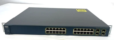 Cisco Catalyst 3560G Series Switch. POE. 24 Ports. WS-C3560G-24PS-S. - Image 1 of 4