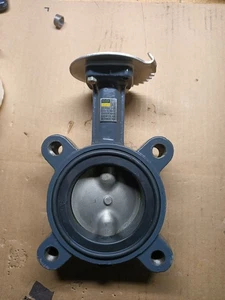 Viega Propress Butterfly Valve 22076, 4" Pipe Flange, 200 psi. Missing Piece.  - Picture 1 of 3