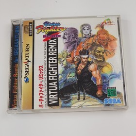 Virtua Fighter Remix (Sega Saturn, 1995) Japanese Import US Seller Complete VG