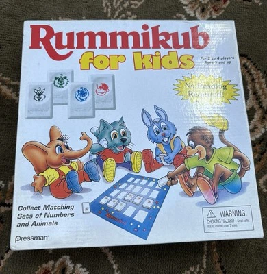 RUMMIKUB FOR KIDS AGES 5 AND UP NO READING REQUIRED. FOR 2 TO 4 PLAYERS - Image 1 of 2