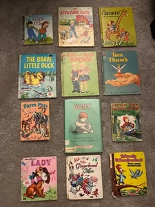 Vintage Books Hardcovers 1960’s & 1970’s Children Lot of 12 Whitman Rand McNally - Bild 1 von 12