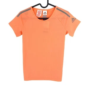 Adidas Climacool Orange Crew Neck T Shirt Size 11 - 12 Years - Picture 1 of 9