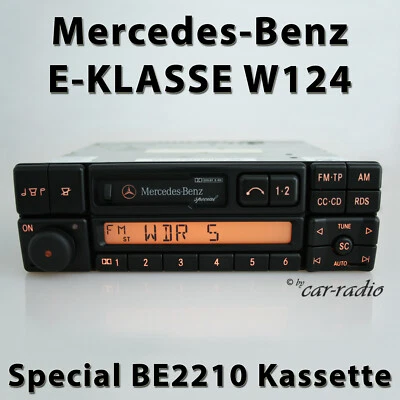 Original Mercedes W124 Radio Special BE2210 Becker Kassettenradio C124 E-Klasse - Bild 1 von 4