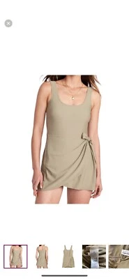 Nuevo con etiquetas Traje de baño antiguo azul marino para mujer Vestido Corbata lateral Sarong Abedul Pequeño S Foto 1 de 4