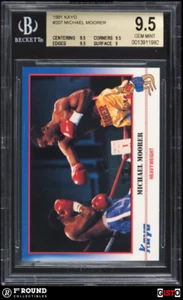 POP 1: Michael Moorer RC BGS 9.5: 1991 Kayo Boxing Rookie Card Gisto #207 - Picture 1 of 3