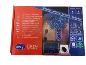 Konstsmide MICRO LED LIGHT SET 80 Blue LEDs - Low Voltage Outdoor Decorative - Picture 1 of 1