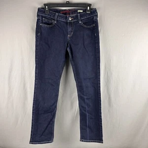 Arizona Co Skinny Jeans Pants Girls Juniors 9 Short Dark Wash Blue Stretch 30x27 - Picture 1 of 20