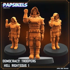 Righteous Troopers| Hell Jumpers | Varied Options | Papsikels | 32mm scale - Picture 1 of 3