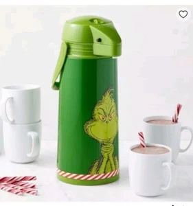 NEW RARE Williams Sonoma The Grinch Thermal Carafe Christmas NIB - Picture 1 of 3
