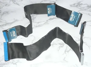 LOT DE 2 CÂBLES NAPPES ASUS IDE 3X 39-PIN 50 CM DISQUE DUR CD DVD . - Photo 1/8