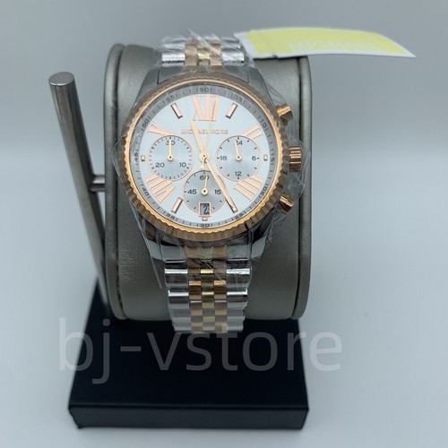 Orologio Donna Michael Kors MK5735 Lexington Tricolore Acciaio Inox Oro Rosa