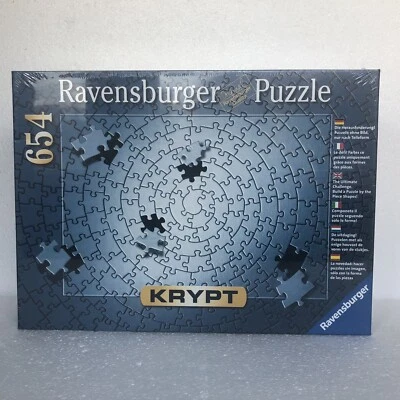 RAVENSBURGER Silver KRYPT Puzzle Espiral Ultimate Challenge Sin imagen a seguir Foto 1 de 4
