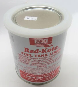 Red Kote Quart Coat Gas Oil Diesel Fuel Tank Sealer Patch Engine Motorcycle - Foto 1 di 1