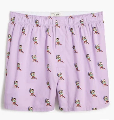 NWT J.CREW MEN'S Cotton Printed BOXER Underwear, YOUR CHOICE, Sizes M / L / XL - Image 1 of 2