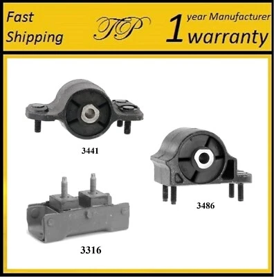 3PCS MOTOR & TRANS MOUNT FOR 08-10 Ford F-250 Super Duty, F-350 Super Duty 6.4L - Image 1 of 4