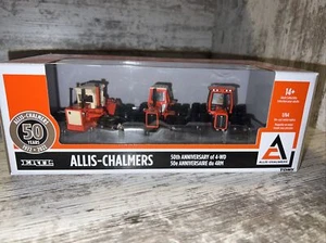 1/64 Scale Allis Chalmers 50th Anniversary Tractor set 440 7580 4W-220 - Picture 1 of 7