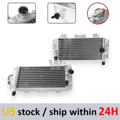 (Left+Right) Motorcycle Radiator For 2007-2009 Yamaha YZ250F All Aluminum - Изображение 1 из 4