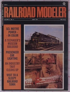 Revista Railroad Modeler junio 1973 Vol 3, No. 6 - Imagen 1 de 2